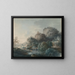 Le rovine del monastero di Oybin nelle montagne di Zittau - Philipp Veit — quadro incorniciato alla parete