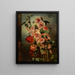 Stillleben mit Stockrosen und Mohnblumen - Philippe Rousseau — gerahmtes Bild an der Wand