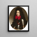 Portrait, das den Sohn von Ludwig XIV. - Philippe Vignon — gerahmtes Bild an der Wand