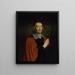 Ritratto di Germain Pitre procuratore della città di Parigi 1641-1654 - Philippe de Champaigne — quadro incorniciato alla parete