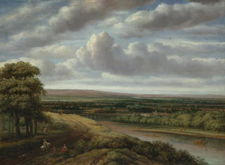 Ein weites bewaldetes Landschaft - Philips Koninck — Ansicht des Kunstwerks