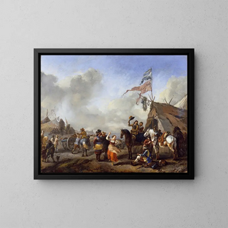 Philips Wouwerman - A Camp Scene.webp