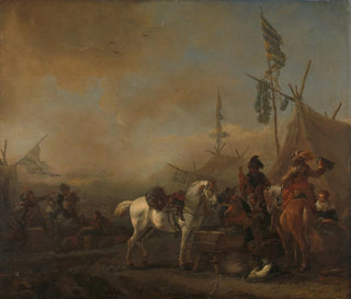 Philips Wouwerman - An Army Camp.webp