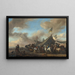Camp militare - Philips Wouwerman — quadro incorniciato alla parete