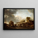 Heuernte - Philips Wouwerman — gerahmtes Bild an der Wand
