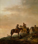 Fermata dei cavalieri - Philips Wouwerman — vista dell’opera