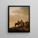 Fermata dei cavalieri - Philips Wouwerman — quadro incorniciato alla parete