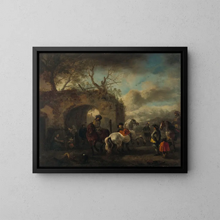 Philips Wouwerman - The Riding School.webp