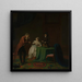 Conversation Piece - The Sense of Smell - Jan Ekels the Younger — framed artwork on a wall
