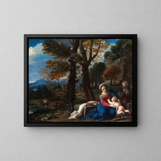 Pier Francesco Mola - The Rest on the Flight into Egypt.webp