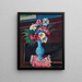 Vaso di fiori - Piero Marussig — quadro incorniciato alla parete