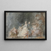Passeggiata in famiglia nel parco - Pierre-Antoine Baudouin — quadro incorniciato alla parete