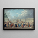 Une exécution capitale, place de la Révolution - Pierre-Antoine Demachy — framed artwork on a wall