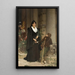 Mireille beim Betteln beim Ausgang von Saint-Trophime - Pierre-Auguste Cot — gerahmtes Bild an der Wand