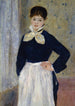 Eine Kellnerin im Restaurant Duval - Pierre-Auguste Renoir — Ansicht des Kunstwerks