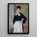 Eine Kellnerin im Restaurant Duval - Pierre-Auguste Renoir — gerahmtes Bild an der Wand