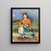 Algerisches Mädchen - Pierre-Auguste Renoir — gerahmtes Bild an der Wand