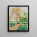 Herbstlandschaft Landschaft des Herbstes - Pierre-Auguste Renoir — gerahmtes Bild an der Wand