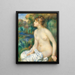 Baden - Pierre-Auguste Renoir — gerahmtes Bild an der Wand