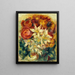 Blumenstrauß aus Narzissen und Rosen - Pierre-Auguste Renoir — gerahmtes Bild an der Wand