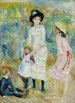 Kinder am Ufer von Guernsey - Pierre-Auguste Renoir — Ansicht des Kunstwerks
