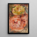 Due rose - Pierre-Auguste Renoir — quadro incorniciato alla parete