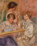 Stickerei-Embroiderers - Pierre-Auguste Renoir — Ansicht des Kunstwerks