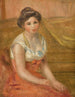Frau sitzend - Pierre-Auguste Renoir — Ansicht des Kunstwerks