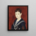 Fernand Halphen als Junge - Pierre-Auguste Renoir — gerahmtes Bild an der Wand