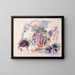 Figuren unter einem Baum - Pierre-Auguste Renoir — gerahmtes Bild an der Wand