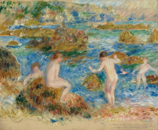 PierreAuguste Renoir - Garons Nus Dans Les Rochers  Guernsey.webp