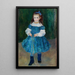 Mädchen mit Springseil Porträt von Delphine Legrand - Pierre-Auguste Renoir — gerahmtes Bild an der Wand