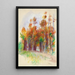 Bosquet d'arbres - Pierre-Auguste Renoir — quadro incorniciato alla parete