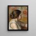 Tête de jeune fille - Pierre-Auguste Renoir — quadro incorniciato alla parete