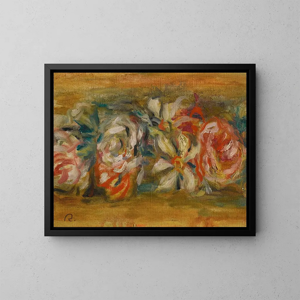 Jet de fleurs - Pierre-Auguste Renoir — gerahmtes Bild an der Wand