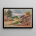 Le Chemin du village - Pierre-Auguste Renoir — quadro incorniciato alla parete