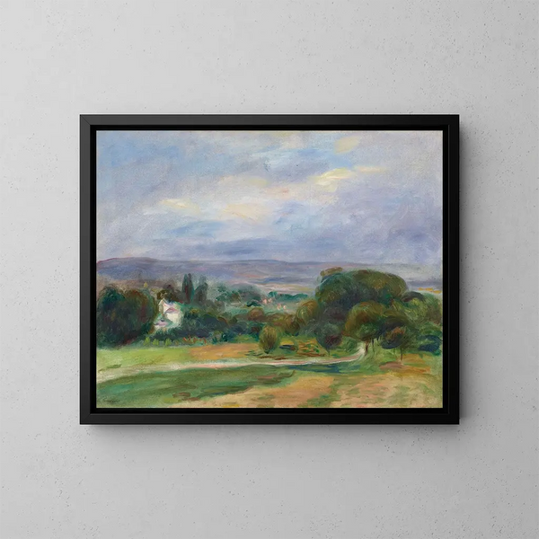 Der Weg - Pierre-Auguste Renoir — gerahmtes Bild an der Wand