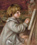 Il piccolo pittore Claude Renoir - Pierre-Auguste Renoir — vista dell’opera