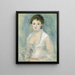 Madame Henriot - Pierre-Auguste Renoir — quadro incorniciato alla parete