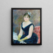 Madame Léon Clapisson - Pierre-Auguste Renoir — gerahmtes Bild an der Wand