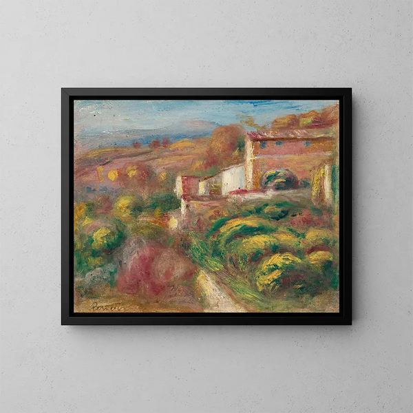Maison de la Poste - Pierre-Auguste Renoir — gerahmtes Bild an der Wand