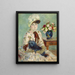 Mlle Charlotte Berthier - Pierre-Auguste Renoir — quadro incorniciato alla parete