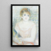 Mlle Jeanne Samary - Pierre-Auguste Renoir — gerahmtes Bild an der Wand