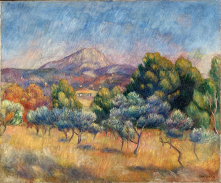 Mont Sainte-Victoire - Pierre-Auguste Renoir — Ansicht des Kunstwerks