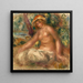 Nu seduto - Pierre-Auguste Renoir — quadro incorniciato alla parete