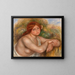 Studio di nudo, busto di donna - Pierre-Auguste Renoir — quadro incorniciato alla parete