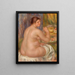 Nacktes Rücken - Pierre-Auguste Renoir — gerahmtes Bild an der Wand