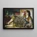 Odalisque - Pierre-Auguste Renoir — quadro incorniciato alla parete