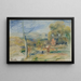 Landschaft bei Cagnes - Pierre-Auguste Renoir — gerahmtes Bild an der Wand