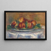 Pfirsiche auf einem Teller - Pierre-Auguste Renoir — gerahmtes Bild an der Wand